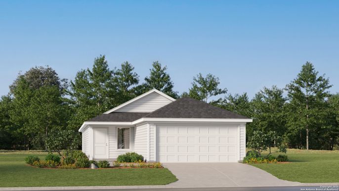 Attached, Exterior, Facade, Ranch