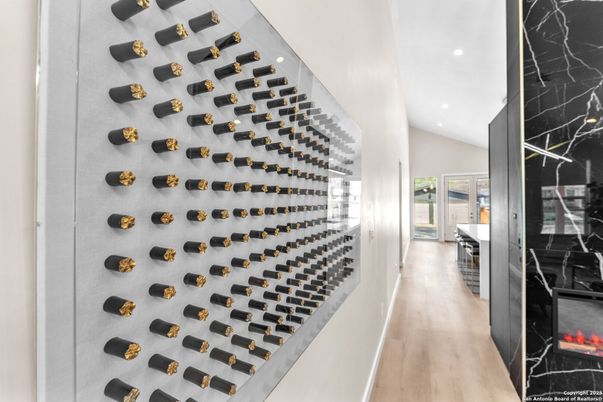 Interior, Recessed Lighting, Wine Storage, Wood Texture Flooring
