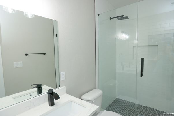 Bathroom, Glass Shower, Interior