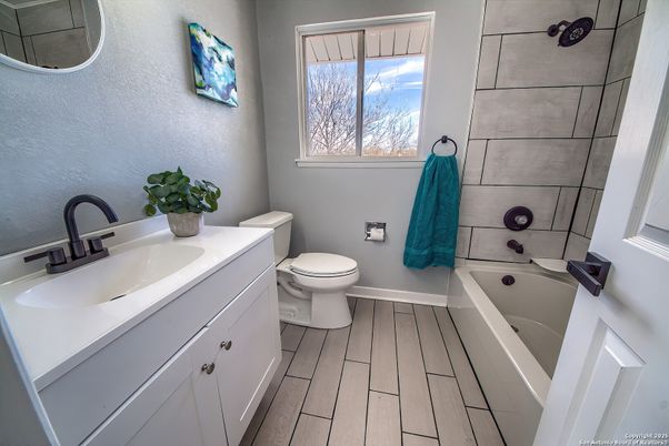 Bathroom, Interior, Wood Texture Flooring