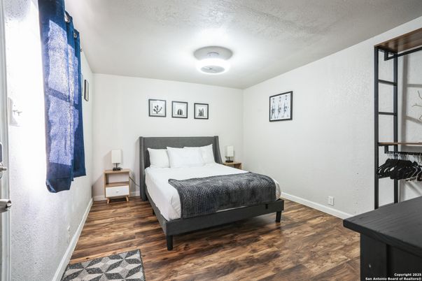 Bedroom, Interior, Wood Texture Flooring