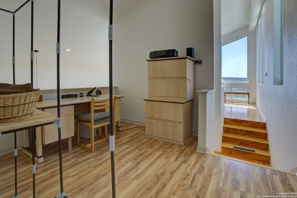 Home Office, Interior, Wood Texture Flooring