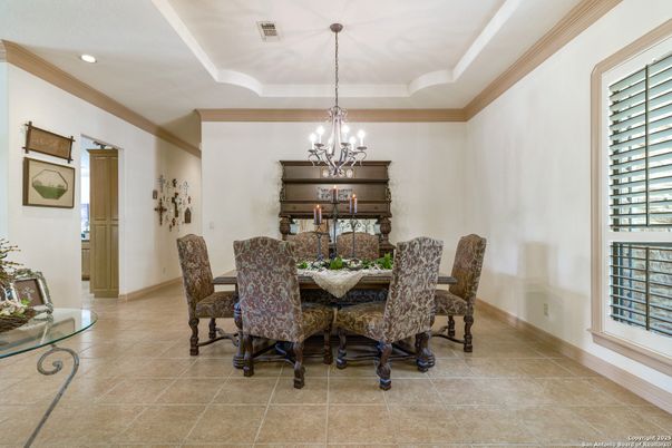 Chandelier, Dining room, Interior, Recessed Lighting