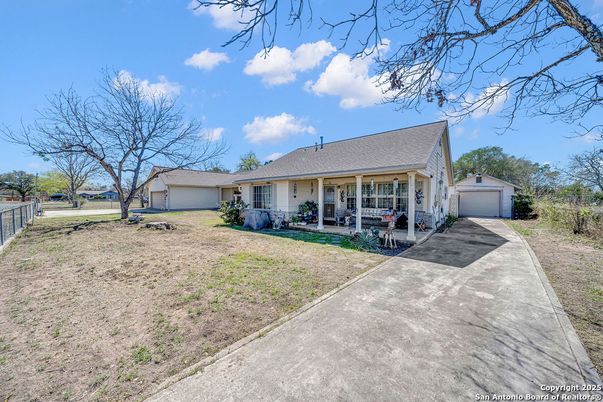 Backyard, Detached Garage, Exterior