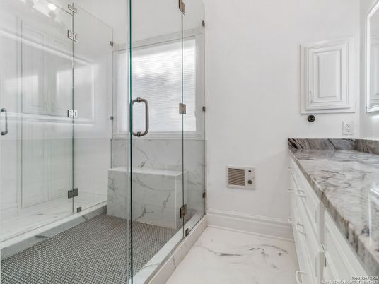 Bathroom, Glass Shower, Interior, Marble, Marble Walls