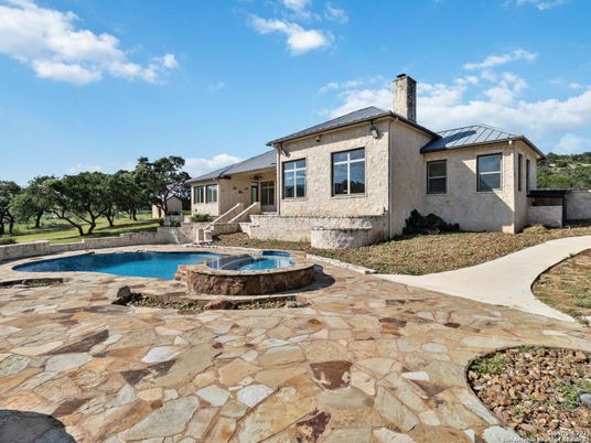 Exterior, Pool, Solar Panels