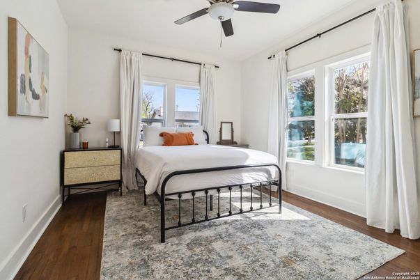 Bedroom, Interior, Wood Texture Flooring