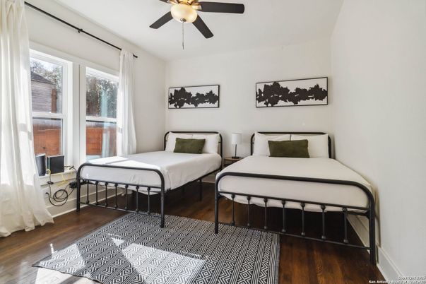 Bedroom, Interior, Wood Texture Flooring