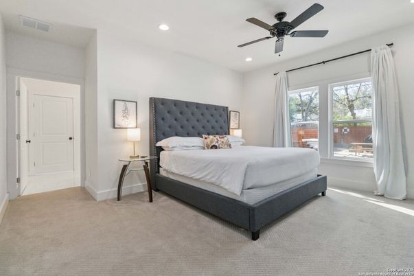 Bedroom, Interior, Recessed Lighting