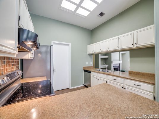 Interior, Kitchen, Recessed Lighting, Stainless Steel Appliances