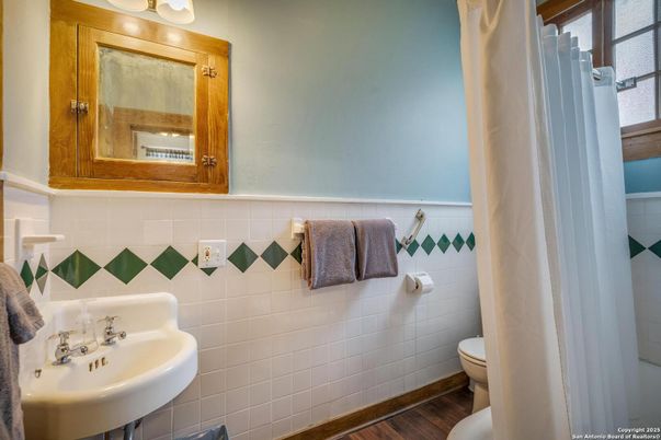 Bathroom, Interior, Wood Texture Flooring