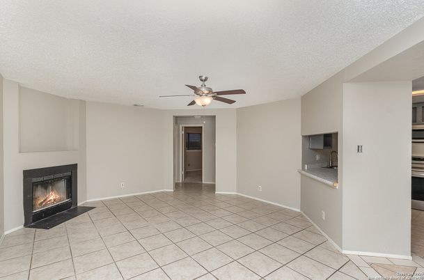 Empty room, Fireplace, Interior