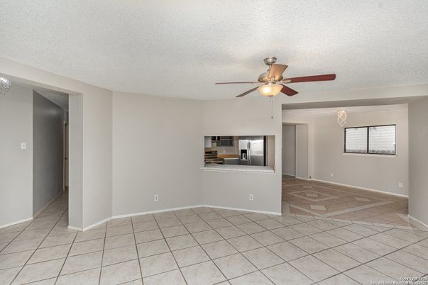 Empty room, Interior, Kitchen, Stainless Steel Appliances