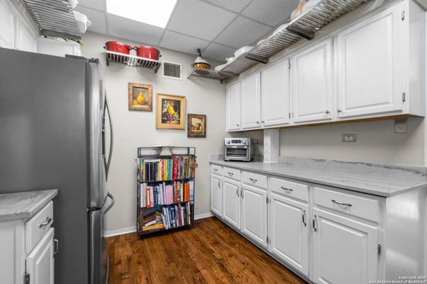 Interior, Kitchen, Wood Texture Flooring