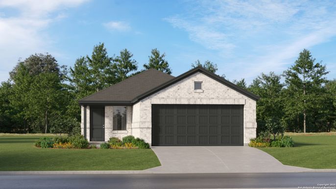 Attached, Exterior, Facade, Brick Traditional