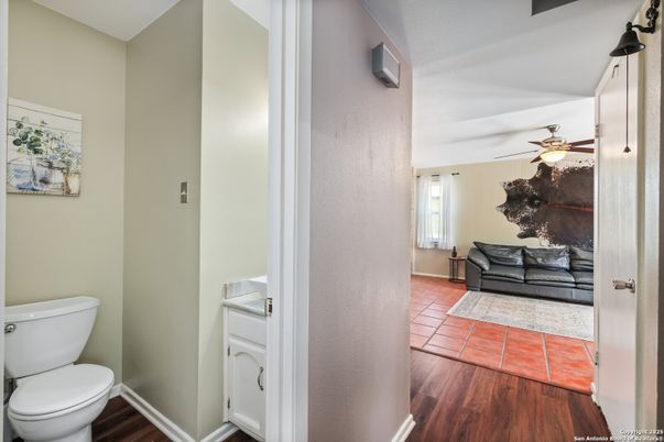 Bathroom, Interior, Wood Texture Flooring