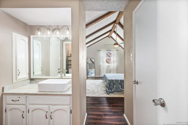 Bathroom, Interior, Wood Texture Flooring