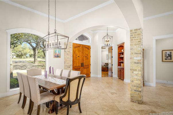 Dining room, Interior, Pendant Lights
