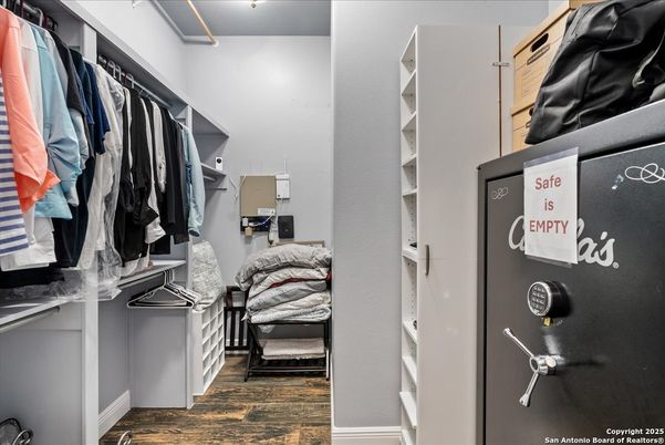 Interior, Walk-in Closets, Wood Texture Flooring