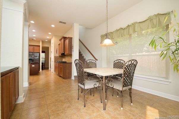 Dining room, Interior, Kitchen, Pendant Lights, Recessed Lighting
