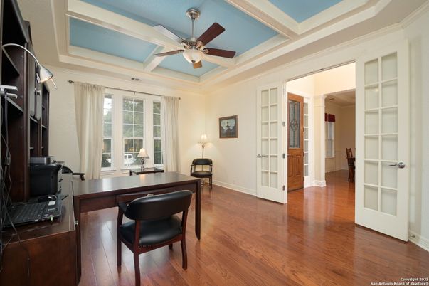 Home Office, Interior, Wood Texture Flooring