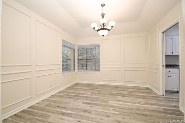 Chandelier, Empty room, Interior, Wood Texture Flooring