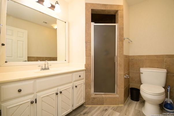 Bathroom, Interior, Wood Texture Flooring
