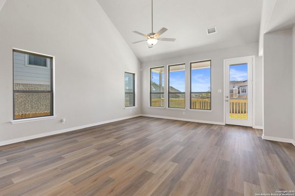 Empty room, Interior, Wood Texture Flooring