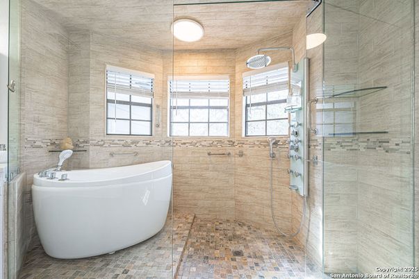 Bathroom, Free Standing Baths, Glass Shower, Interior