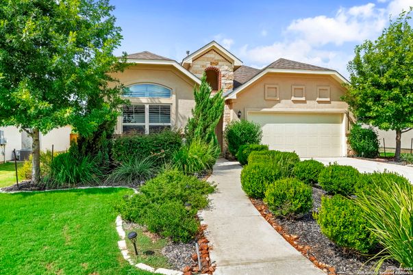Attached, Backyard, Exterior, Facade, Mediterranean