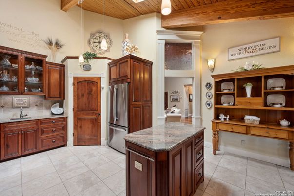 Interior, Kitchen, Pendant Lights, Stainless Steel Appliances, Wooden Beams, Wooden Ceilings