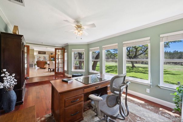 Home Office, Interior, Wood Texture Flooring