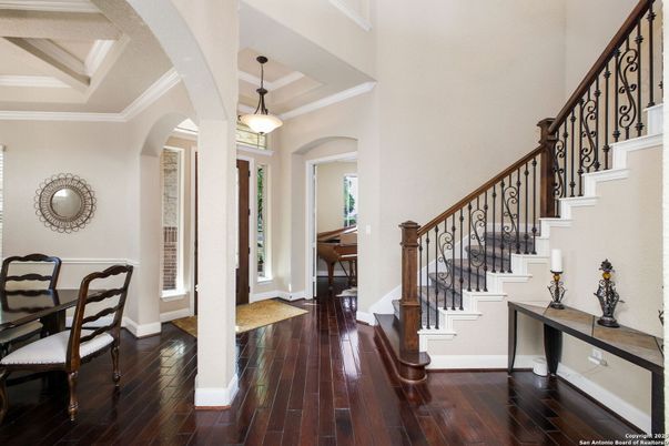 Interior, Pendant Lights, Piano, Wood Texture Flooring