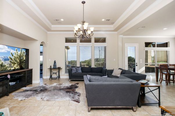 Chandelier, Interior, Living room, Recessed Lighting