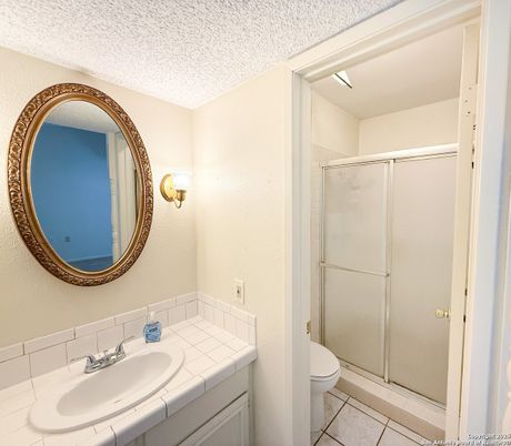 Bathroom, Glass Shower, Interior, Tile Countertops