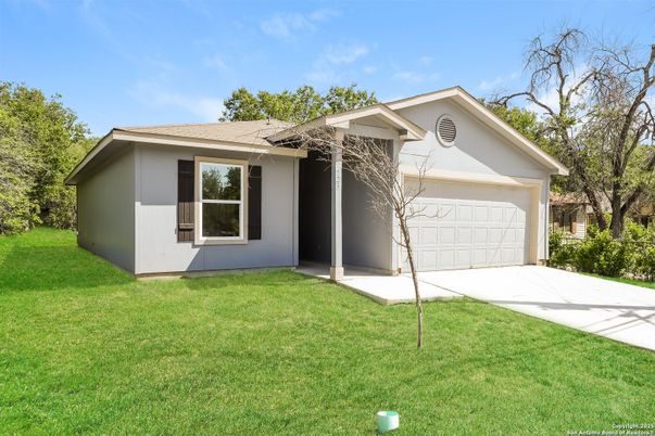 Attached, Backyard, Exterior, Facade, Ranch