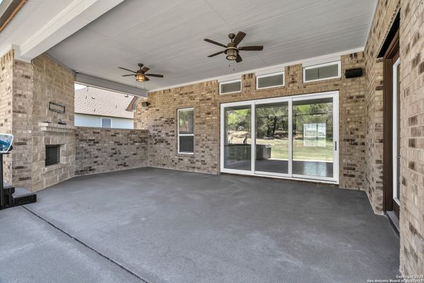 Empty room, Fireplace, Interior, Stone Walls