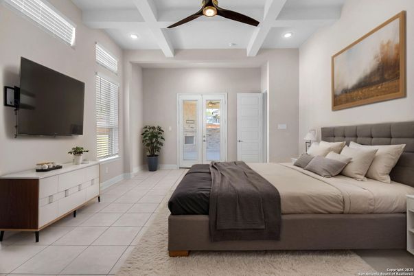 Bedroom, Interior, Recessed Lighting