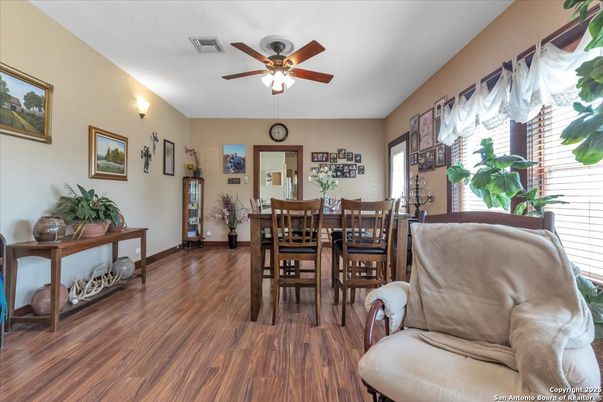 Dining room, Interior, Wood Texture Flooring