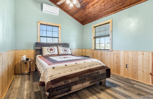 Bedroom, Interior, Wooden Ceilings, Wood Texture Flooring, Wooden Walls