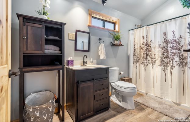 Bathroom, Interior, Wood Texture Flooring