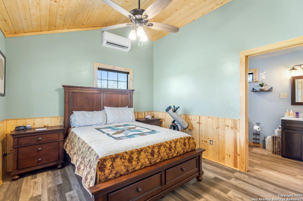 Bedroom, Interior, Wooden Ceilings, Wood Texture Flooring