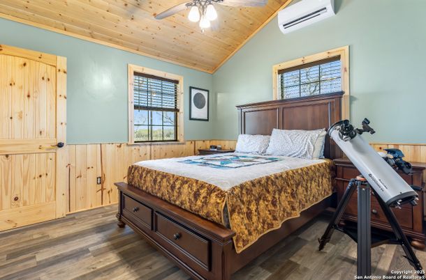 Bedroom, Interior, Wooden Ceilings, Wood Texture Flooring