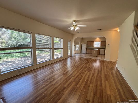 Empty room, Interior, Kitchen, Wood Texture Flooring