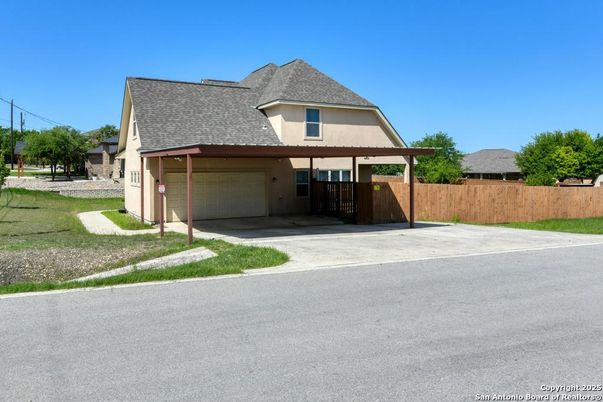 Attached, Backyard, Exterior, Facade, None