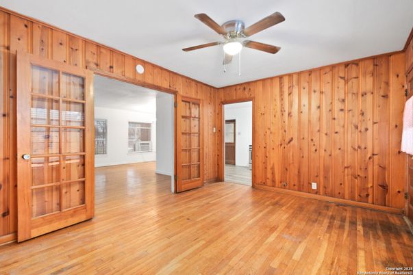 Empty room, Interior, Wood Texture Flooring, Wooden Walls