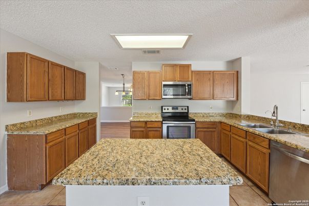 Interior, Kitchen, Pendant Lights, Stainless Steel Appliances