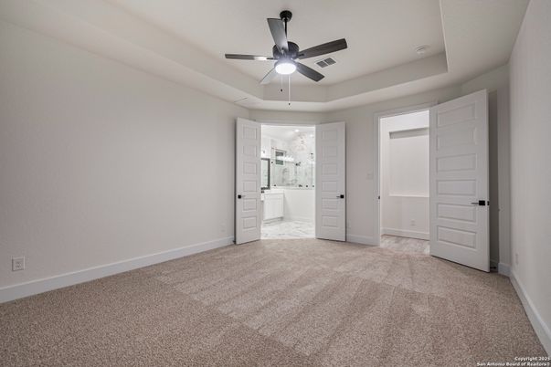 Bathroom, Empty room, Interior, Marble, Recessed Lighting