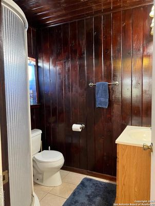 Bathroom, Interior, Wooden Walls