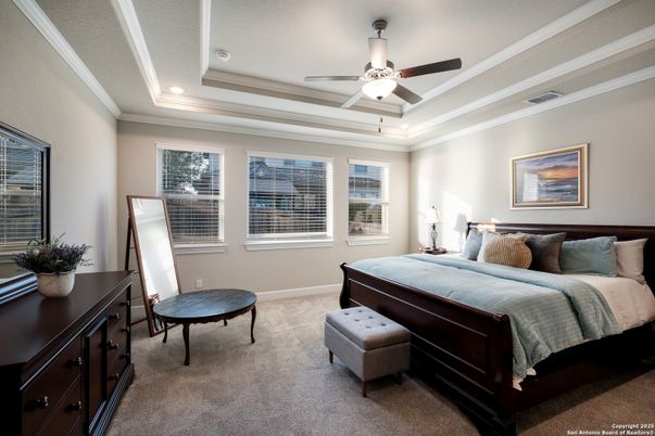 Bedroom, Interior, Recessed Lighting